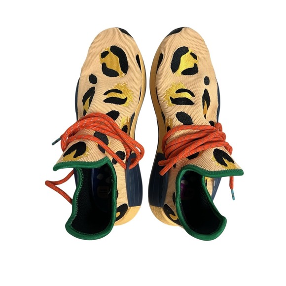 adidas Other - Adidas Pharrell Williams HU NMD Leopard Primeknit Sneaker Men's Size 10.5